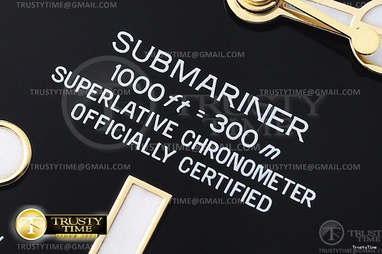 1005 Submariner 116613LN 904L YG SS Black ARF V3 SH Breathable 1086